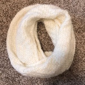 Cream Knit Super Soft Infinity Scarf